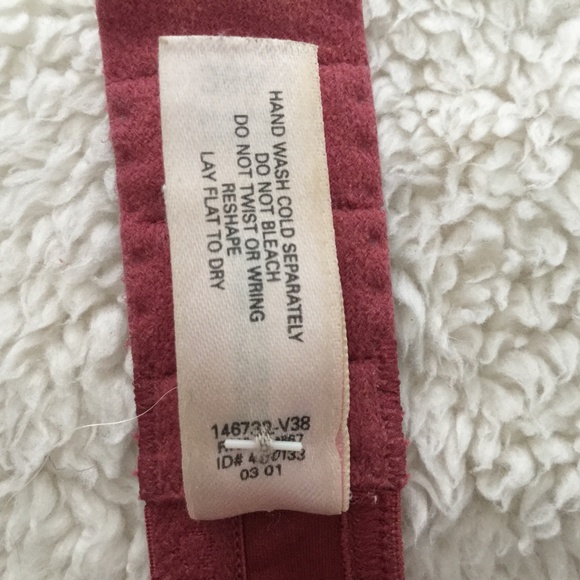 Vintage 90s Victoria's Secret Satin Underwire Bra Red Size 36B - Picture 10 of 10